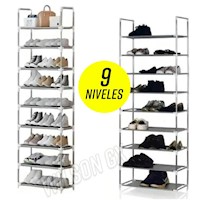 Organizador Estante de 9 Niveles para Zapatos Ropa Dormitorio 1.5 m